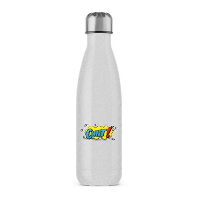 Pop Art Style Cunt Water Bottle