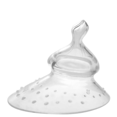 Haakaa Breastfeeding Nipple Shield with Orthodontic Teat (Round Base)