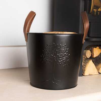 Mulberry Small Leather Handle Log Bucket
