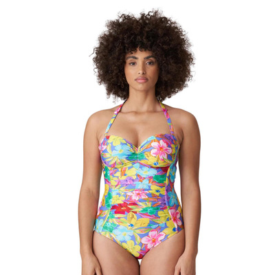 Prima Donna Swim Sazan Full Cup Control Swimsuit - Blue Bloom - 38F