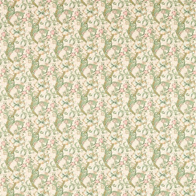 William Morris Golden Lily Fabric Linen Blush F1677/03 - By The Metre