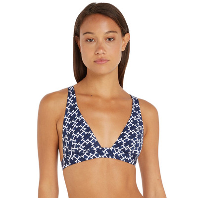 Tommy Hilfiger TH Monogram Bikini Brief - Monogram Navy White - S - 10