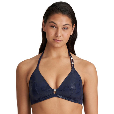 Marie Jo San Domino Padded Triangle Bikini Top - Evening Blue - S - 10
