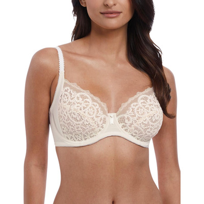 Wacoal Lace Essentiel Full Cup Bra - Cream/Powder - 30DD