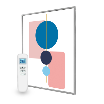 995x1195 Abstract Geometry Picture Nexus Wi-Fi Infrared Heating Panel 1200W - Electric Wall Panel Heater