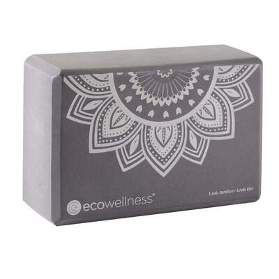 Ecowellness Yoga Block - Gray