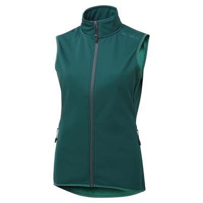 Escalade Women's Softshell Gilet Dark Green &pipe; Lightweight, Water-Repellent & Warm &pipe; Versatile Trail Wear &pipe; 8 &pipe; Altura