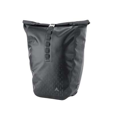 Thunderstorm City Waterproof Cycling Pannier Black &pipe; 15L Roll-Top Closure, Waterproof with Welded Seams &pipe; Durable & Reflective &pipe; Altura