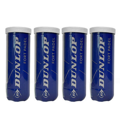 Dunlop Fort Padel Balls - 1 Dozen