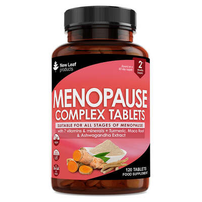 Menopause Complex Turmeric, Ashwagandha, Maca Extracts Tablets
