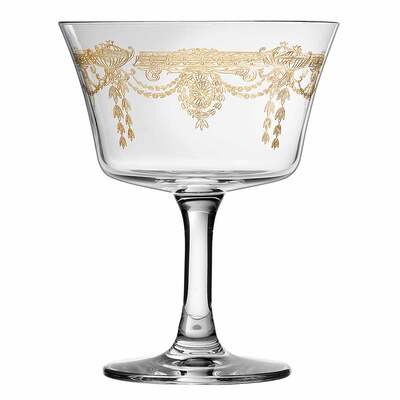 1890 Gold Fizz Cocktail Glass Coupe 20cl