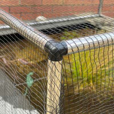 Pond Protection Frame with Netting