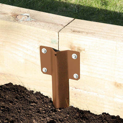 Raised Bed Steel Spikes Support System