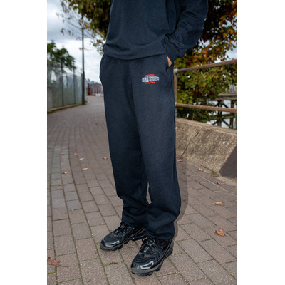 Joggers in Black with Dream Sports Embroidery