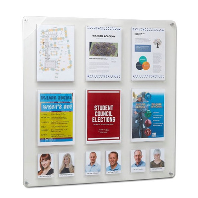 Crystal Wall Notice Frame
