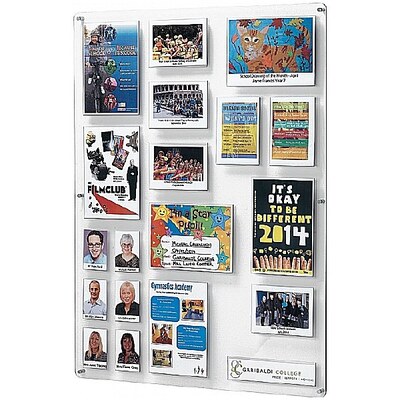 Crystal Wall School Achievements Board