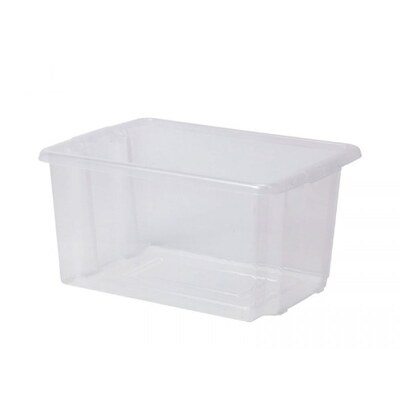 Set of 6 Clear Tubs