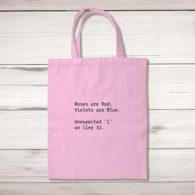 Roses Are Red Tote Bag