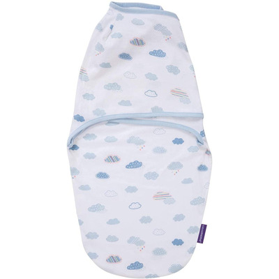 Clevamama Swaddle to Sleep 0-3 mths - Choose your Colour (Colour: Blue)