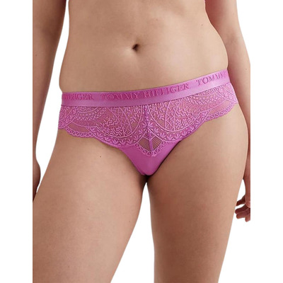 Tommy Hilfiger TH Lace Brazilian Brief - Lilac Orchid - XS - 8