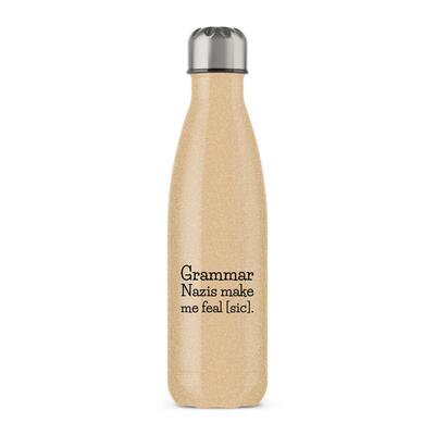 Grammar Nazis Water Bottle