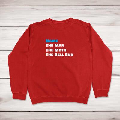 Personalised The Man The Myth Sweatshirt