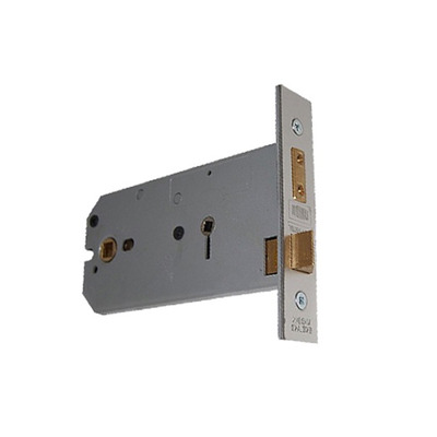 Union Horizontal Bathroom Locks - Silver Or Brass Finish - 2026 SIVLER FINISH - 149mm