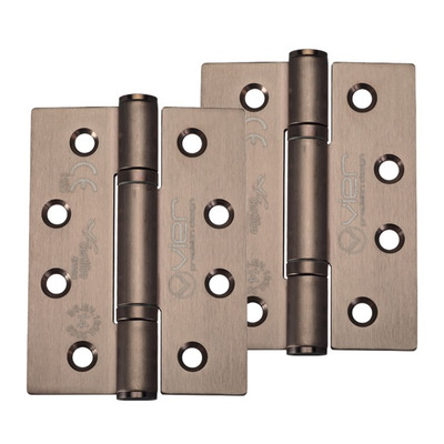 Zoo Hardware Vier Precision 4 Inch Grade 14 High Performance Hinge, PVD Stainless Bronze - VHP243PVDBZ (sold in pairs) PVD STAINLESS BRONZE - 102mm x 76mm x 3mm