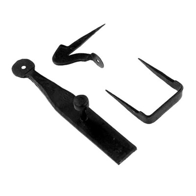 Spira Brass Iron Door Latch Set, Beeswax - SB6115BX BEESWAX