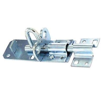 Spira Brass Iron Brenton Bolt (4 Inch OR 6 Inch), Zinc Plated - SPI8454 ZINC PLATED - 6 INCH