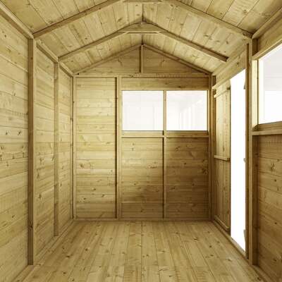 Wooden Garden Shed Apex Windowed