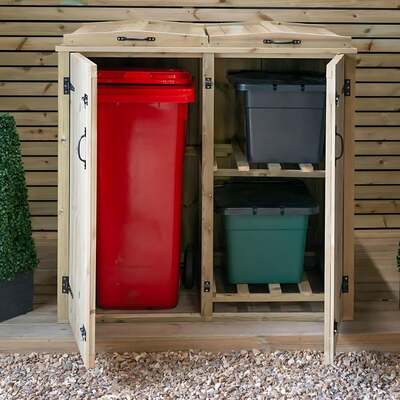 Chatburn Bin and Recycling Box Storage