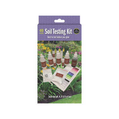 Soil Testing Kit Pack of 40 Tests for pH, N, P, K