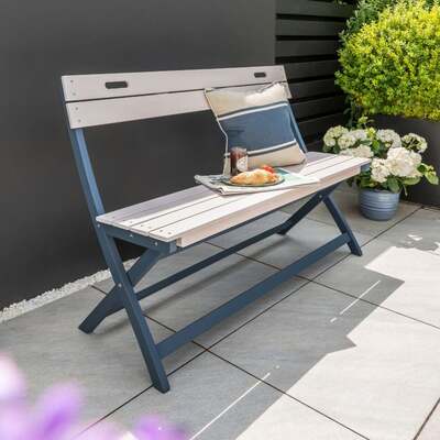 Space Saving Garden Folding Bench