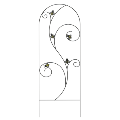 Pot Trellis With Bees