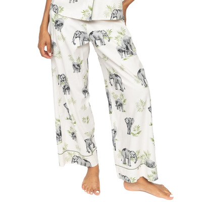 Cyberjammies Eloise Elephant Pyjama Bottoms - Cream Mix - 4XL - 22