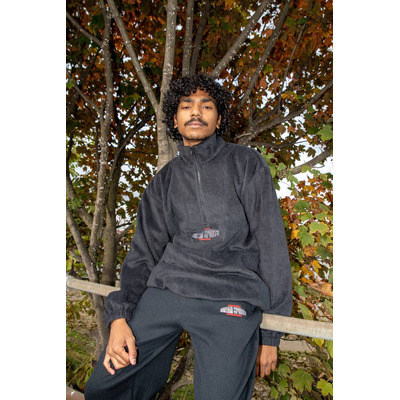 Fleece in Black with Dream Sports Embroidery