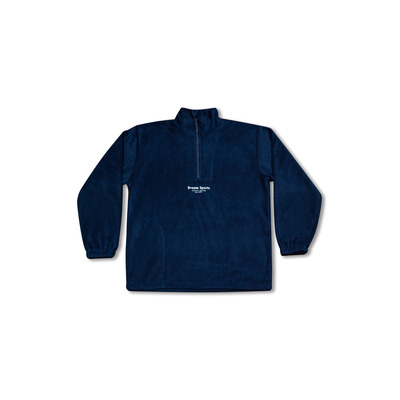 1/4 Zip Fleece in Navy with Dream Sports Tonal Logo Embroidery