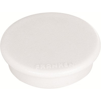 Franken Round Magnet 38mm White Pack of 10