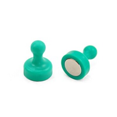 Boards Direct Super Strong Skittle Magnets Green Pack of 10
