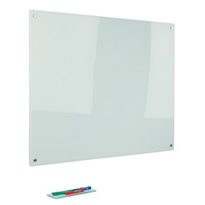 WriteOn Magnetic Glass Board White 900 x 600mm