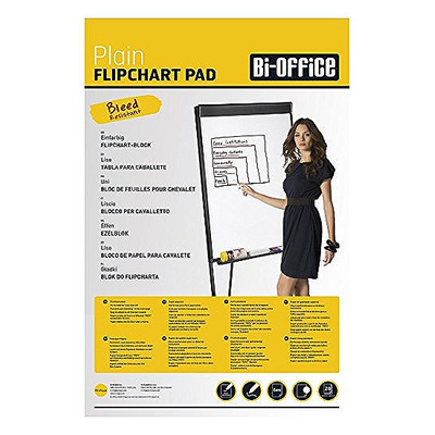Bi-Office EURO Flipchart Pads Pack of 5