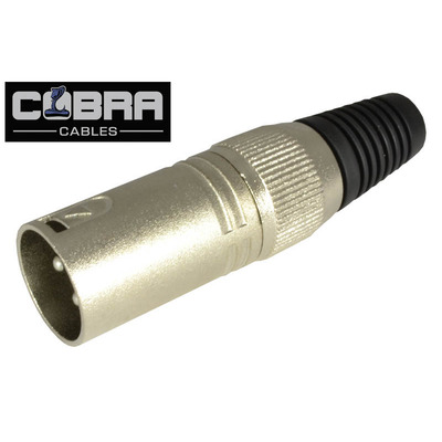 XLR In Line Male Connector 3-Pin Plug For - Microphone Cable Mixer Inputs