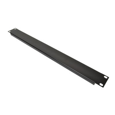 1 U 19" Blank Rack Panel With Black Finish