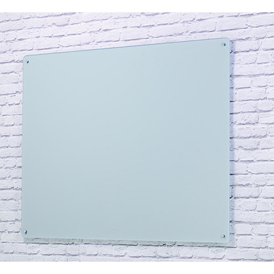 Wall Mounted Glass Board 900 x 600mm White