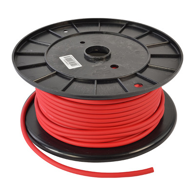 Microphone Cable, Low Noise, Flexible Red, 50m Roll