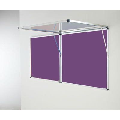 Eco-Sound Top-Hinged Corridor Tamperproof Blazemaster Noticeboard