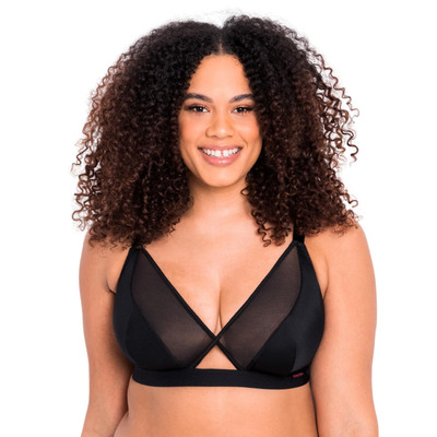 Curvy Kate Get Up and Chill Bralette - Black - 30DD/E