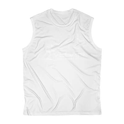 Men's Sleeveless Performance Tee, White / XS