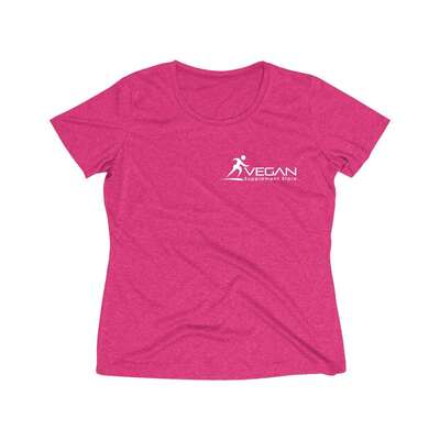 Women's Heather Wicking Tee, Turf Green Heather / XS